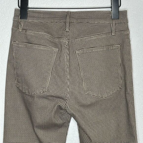 New Frame Le Crop Flare Houndstooth Stretch Jeans Size 26 - Picture 7 of 16